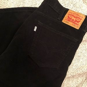 Men’s corduroy black pants